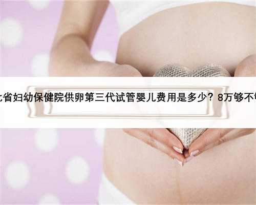 湖北省妇幼保健院供卵第三代试管婴儿费用是多少？8万够不够？